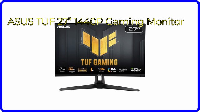 ASUS TUF Gaming VG27AQM1A 27-inch QHD gaming monitor