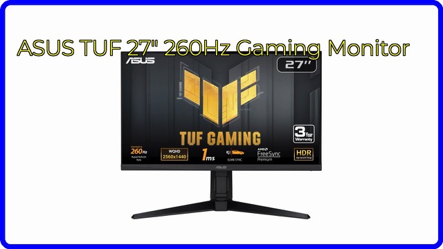 ASUS TUF Gaming VG27AQML1A 27-inch QHD gaming monitor
