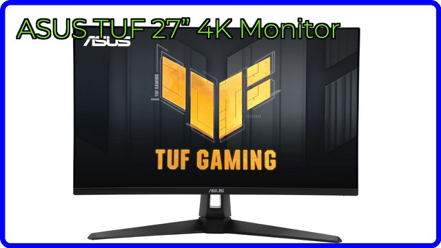 ASUS TUF Gaming VG27UQ1A 27-inch 4K gaming monitor