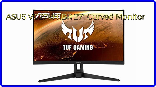 ASUS TUF Gaming VG27VH1BR 27-inch curved gaming monitor