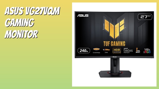 ASUS TUF Gaming VG27VQM 27-inch curved gaming monitor
