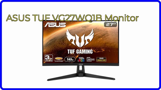 ASUS TUF Gaming VG27WQ1B 27-inch curved gaming monitor