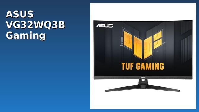 ASUS TUF Gaming VG32WQ3B curved 31.5-inch gaming monitor