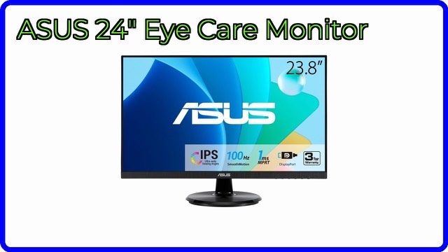ASUS VA24DQF 23.8-inch frameless Full HD monitor