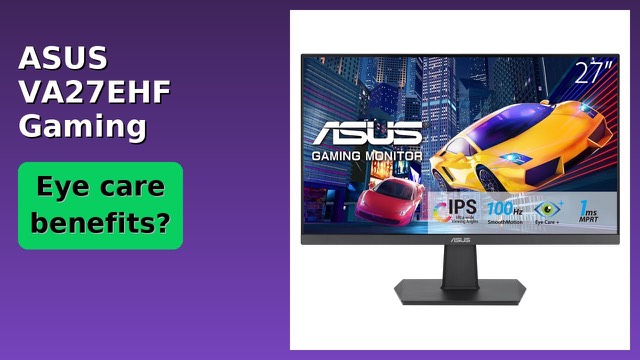 ASUS VA27EHF 27-inch borderless monitor on a desk
