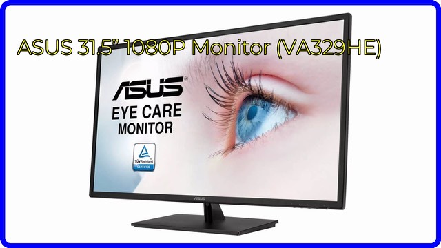 ASUS VA329HE 31.5-inch black Full HD monitor