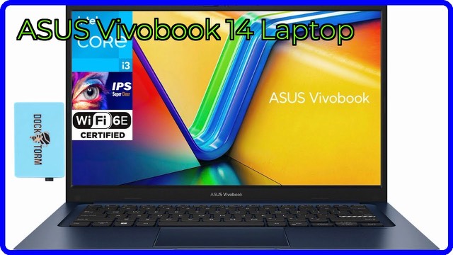 ASUS Vivobook 14-inch laptop in blue