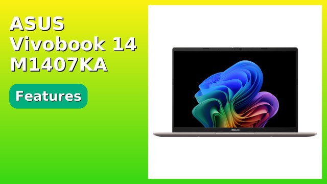 ASUS Vivobook 14 M1407KA thin laptop in Platinum Gold