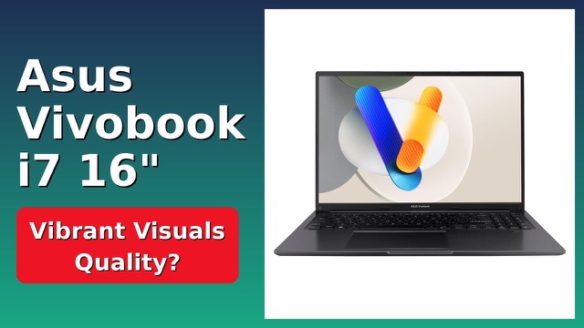 ASUS Vivobook 16-inch laptop in Indie Black