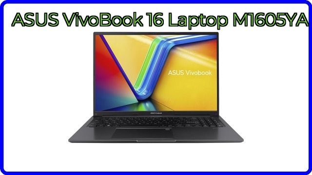ASUS VivoBook 16 laptop in Indie Black