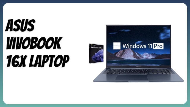 ASUS VivoBook 16X 16-inch laptop in blue