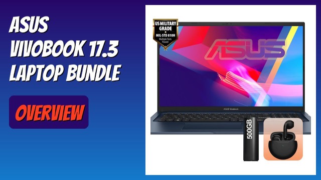 ASUS Vivobook 17 laptop with a 17.3-inch screen