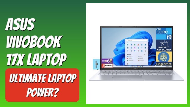 ASUS Vivobook 17X laptop in Cool Silver