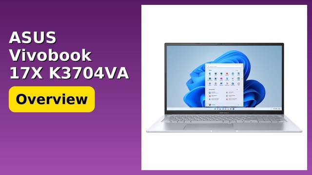 ASUS Vivobook 17X K3704VA 17.3-inch laptop in Transparent Silver
