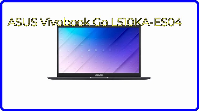 ASUS Vivobook Go 15 laptop in black