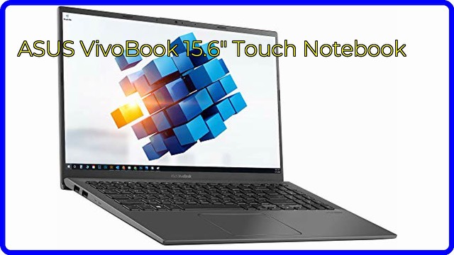 ASUS VivoBook R564JA 15.6-inch touchscreen laptop in black