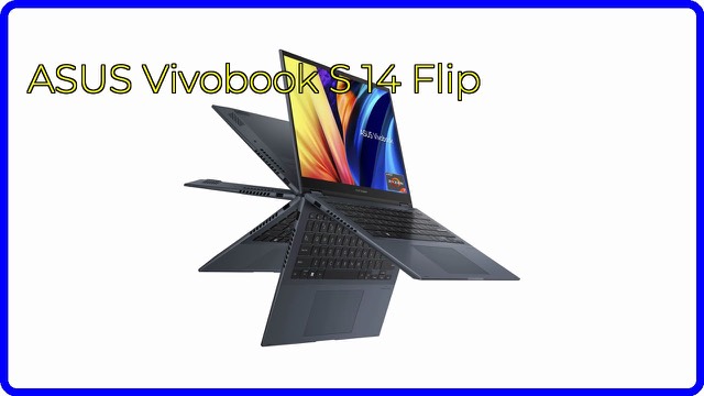 ASUS Vivobook S 14 Flip convertible laptop in Quiet Blue
