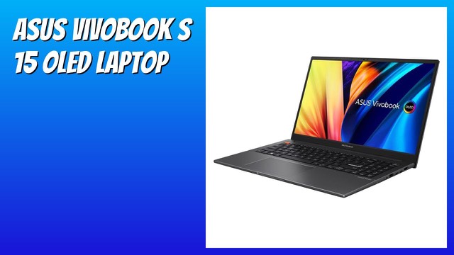 ASUS VivoBook S 15 OLED slim laptop in Indie Black