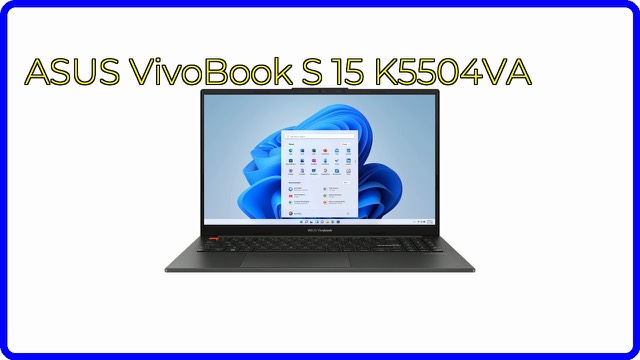 ASUS Vivobook S 15 OLED laptop in Midnight Black