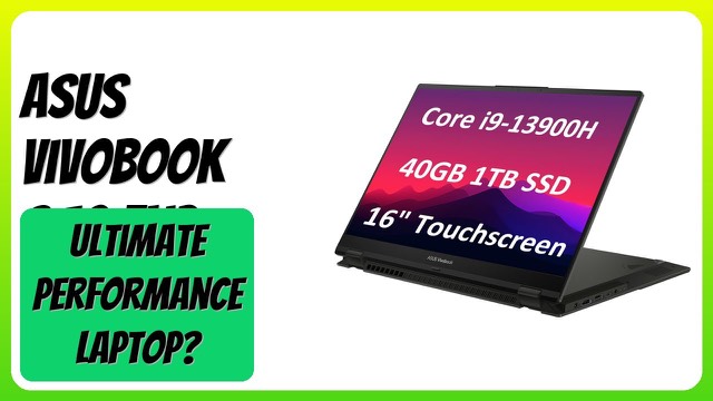 ASUS Vivobook S 16 Flip 2-in-1 laptop with a 16-inch touchscreen