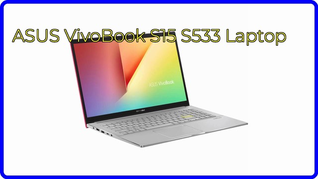 ASUS VivoBook S15 S533 laptop in Resolute Red