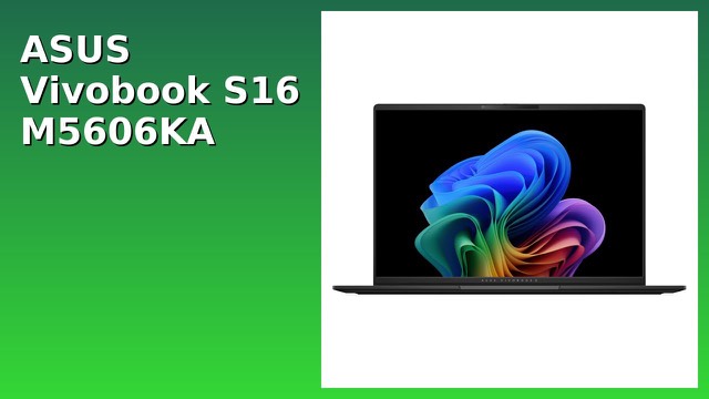 ASUS Vivobook S16 laptop in Neutral Black with OLED display