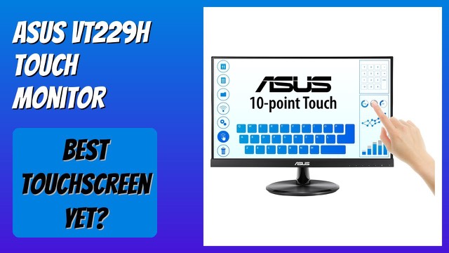 ASUS VT229H 21.5-inch black touchscreen monitor
