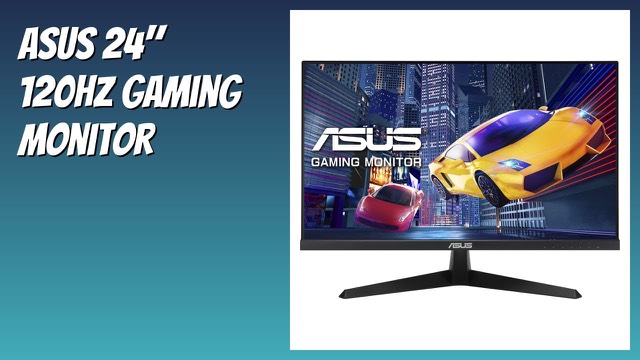 ASUS VY249HGR 24-inch Full HD monitor on a desk