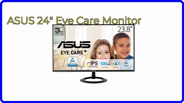 ASUS VZ24EHF slim frameless 24-inch IPS monitor