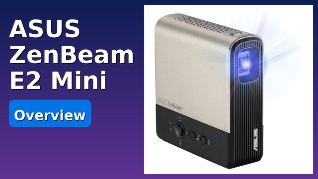 ASUS ZenBeam E2 compact portable LED projector