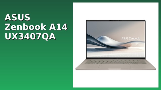 ASUS Zenbook A14 ultrathin laptop in Zabriskie Beige