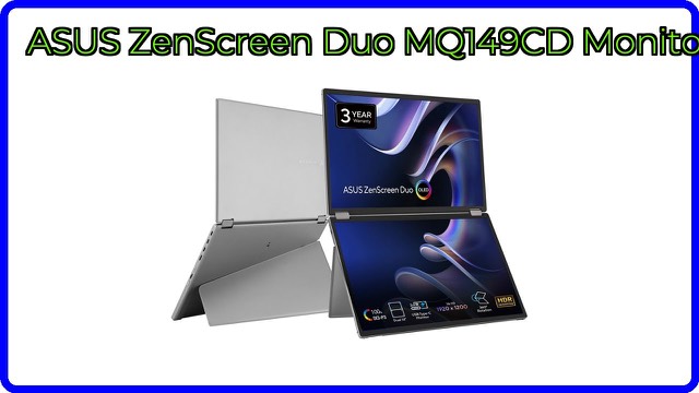 ASUS ZenScreen Duo OLED foldable dual-screen portable monitor