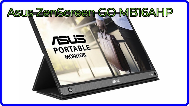 ASUS ZenScreen GO MB16AHP slim 15.6-inch portable monitor