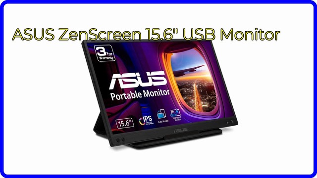 ASUS ZenScreen MB166C 15.6-inch portable USB-C monitor