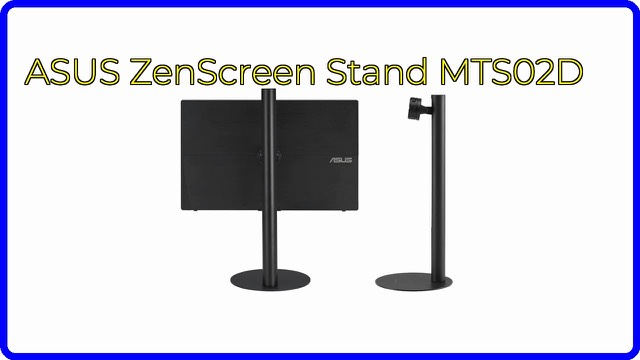 ASUS ZenScreen Stand MTS02D holding a portable monitor