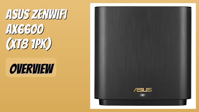 ASUS ZenWiFi XT8 tri-band mesh Wi-Fi 6 router in charcoal