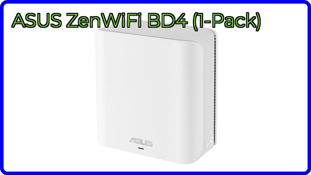 ASUS ZenWiFi BD4 compact white WiFi 7 mesh router