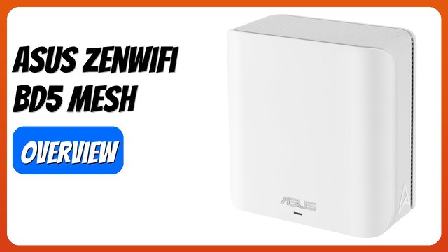ASUS ZenWiFi BD5 dual-band WiFi 7 mesh router unit