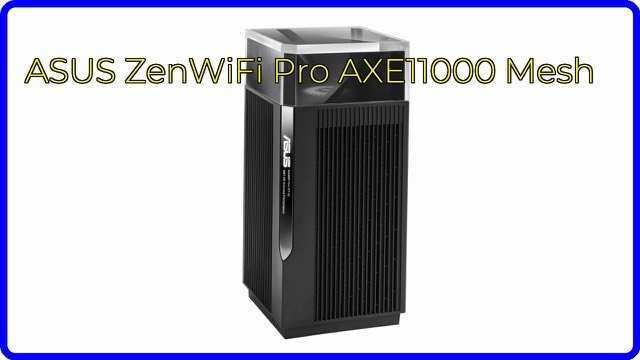 ASUS ZenWiFi Pro ET12 tri-band Wi-Fi 6E mesh router