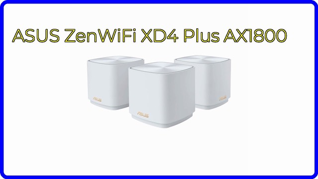 ASUS ZenWiFi XD4 Plus compact white mesh WiFi nodes