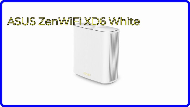 ASUS ZenWiFi XD6 white mesh WiFi 6 router