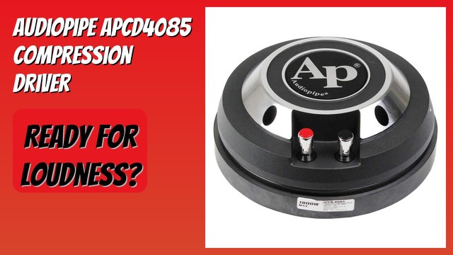 Audiopipe APCD4085 resin film compression driver