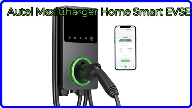 Autel MaxiCharger Home wall-mounted Level 2 EV charger with cable holster