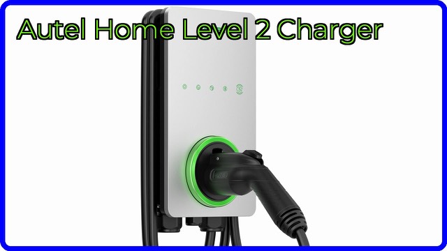 Autel MaxiCharger Home Level 2 EV charger with a 25-foot cable