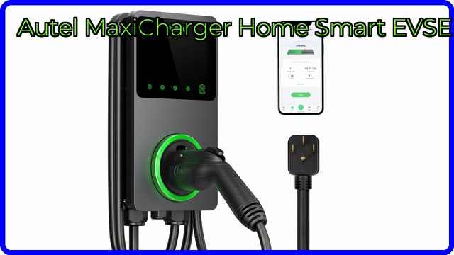 Autel MaxiCharger Home smart Level 2 EV charger with cable and holster