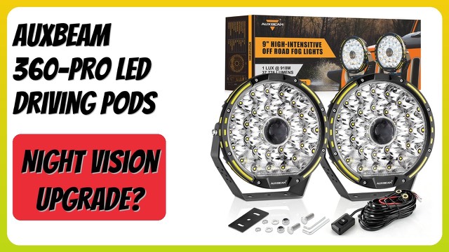 Auxbeam 360-PRO 9-inch round LED driving light pods