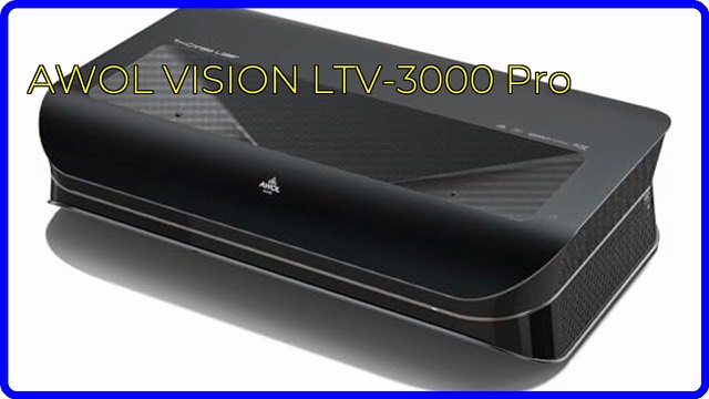 AWOL VISION LTV-3000 Pro ultra short throw laser projector