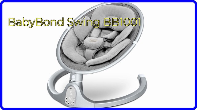 BabyBond BB008A portable electric baby swing with aluminium frame