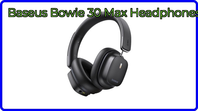 Baseus Bowie 30 Max over-ear wireless headphones