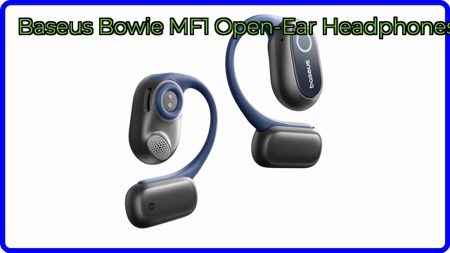 Baseus Bowie MF1 open-ear wireless headphones with ear hooks
